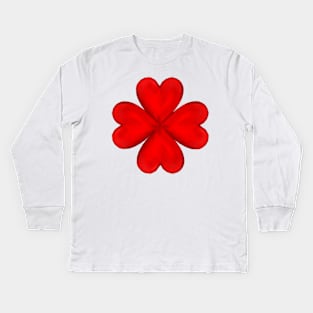 I find the fortune of love Kids Long Sleeve T-Shirt